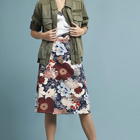 Anthropologie Dresses & Skirts - NWT Anthropologie Floral Print Pencil Skirt by ISLA MAUDE​